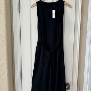 AT Black Sleeveless Dress w/ Tie Front or Back